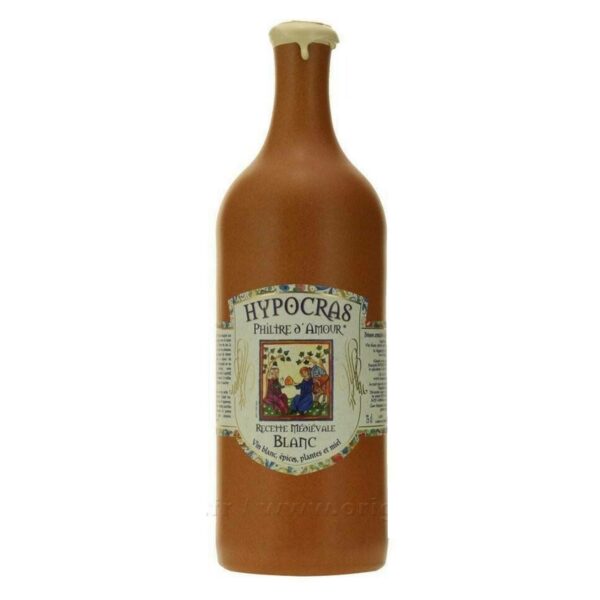 Hypocras Blanc "Philtre d'Amour" bouteille grès 75 cl – Image 2