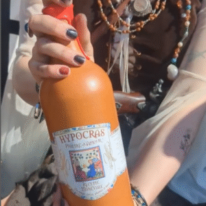 Hypocras rouge "Philtre d'amour" en grès de 75 cl